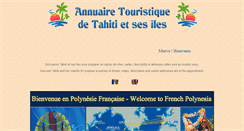 Desktop Screenshot of infotahiti.com